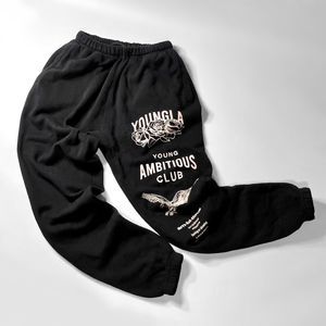 YoungLA Immortal Joggers Young Ambitious Club Mens Small Black NWOT